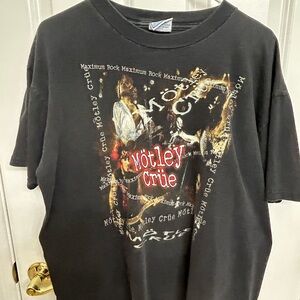 Official Motley Crue 2000 Maximum Rock Tour shirt.